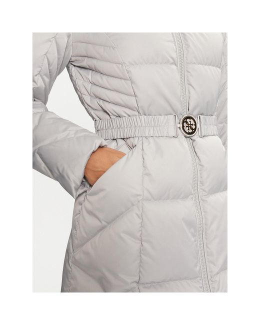 Guess Gray Daunenjacke New Olga W4Bl40 Wex52 Regular Fit