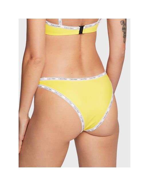 Calvin Klein Yellow Bikini-Unterteil Kw0Kw01952