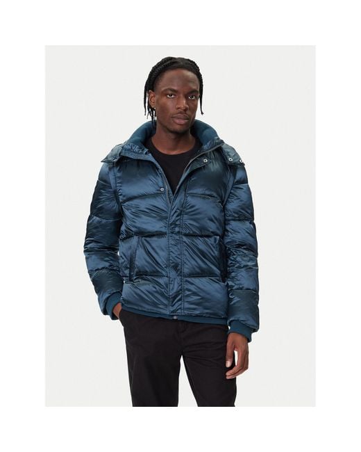 Guess Winterjacke M5Bl2L Wgzf2 Regular Fit in Blue für Herren