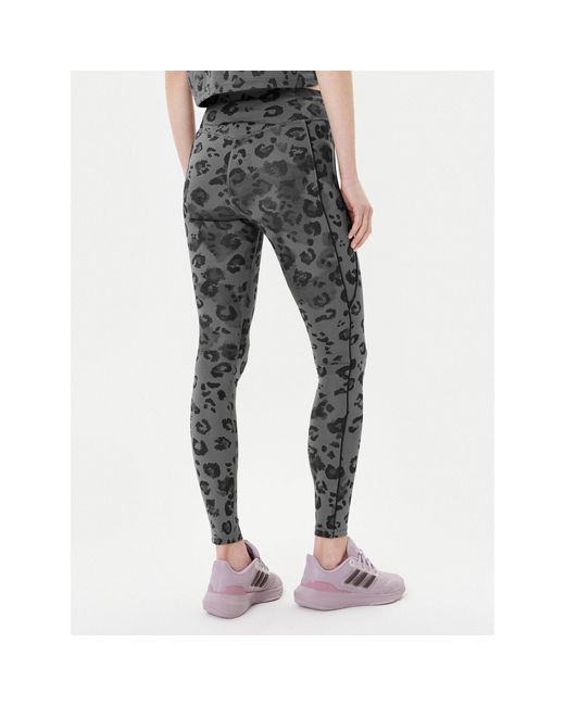 Adidas Blue Leggings Optime Essentials Jn2650 Slim Fit