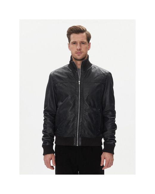 Serge Pariente Lederjacke Soul Regular Fit in Black für Herren