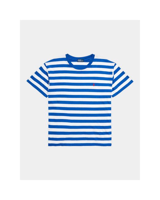 Polo Ralph Lauren Blue T-Shirt Rl Str Prl T 211924295001 Regular Fit