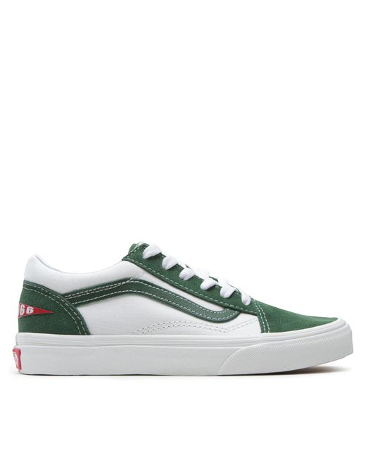 Vans Green Sneakers Aus Stoff Old Skool Vn0A5Ee6Blk1 Weiß