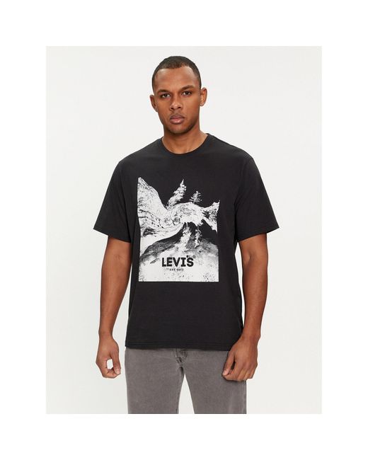 Levi's T-Shirt 16143-1370 Relaxed Fit in Black für Herren