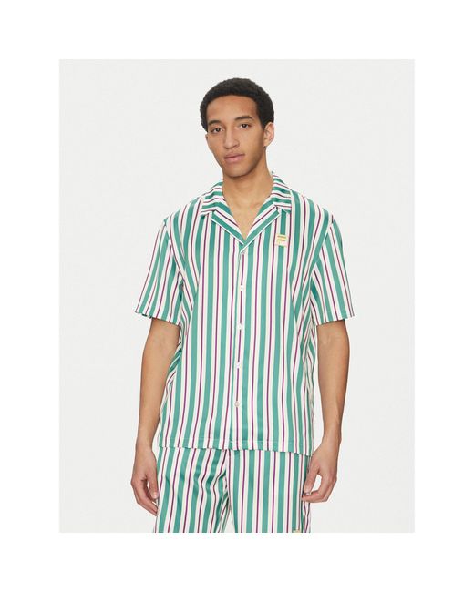 Fila Hemd Lastro Fam0926 Regular Fit in Blue für Herren