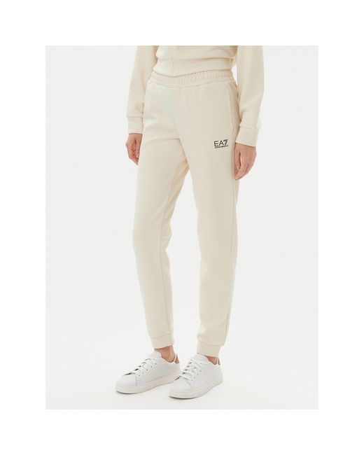 EA7 Natural Jogginganzug 7W000076 Af10443 U1079 Regular Fit