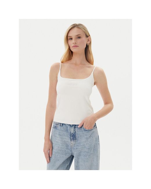 Guess White Top V5Gp22 J1314 Slim Fit