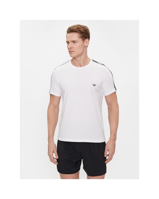 Emporio Armani T-Shirt 211845 4R475 00010 Weiß Regular Fit in White für Herren