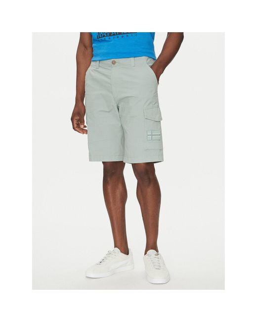 Napapijri Stoffshorts N-Horton Np0A4Hos Regular Fit in Blue für Herren