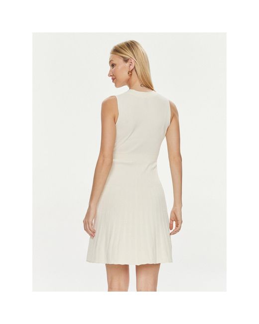 MARCIANO BY GUESS White Strickkleid 4Ggk00 5808Z A-Line Fit