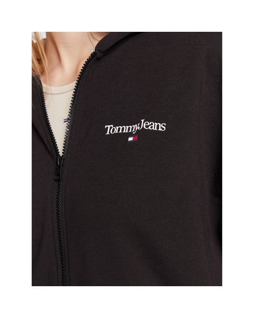 Tommy Hilfiger Black Sweatshirt Dw0Dw14856 Oversize