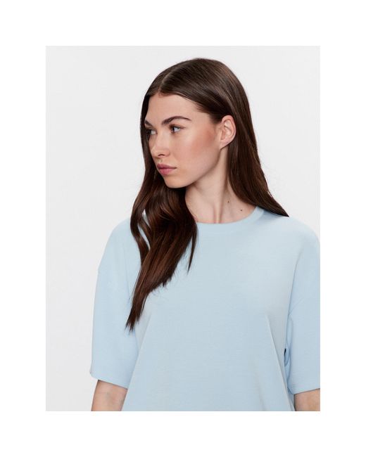 Moss Copenhagen Blue T-Shirt 17525 Basic Fit