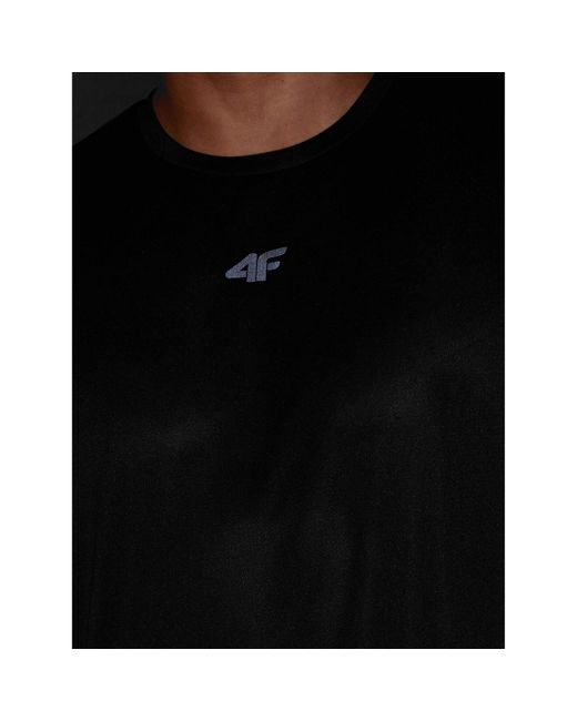 4F Technisches T-Shirt Wss24Tftsm697 Regular Fit in Black für Herren