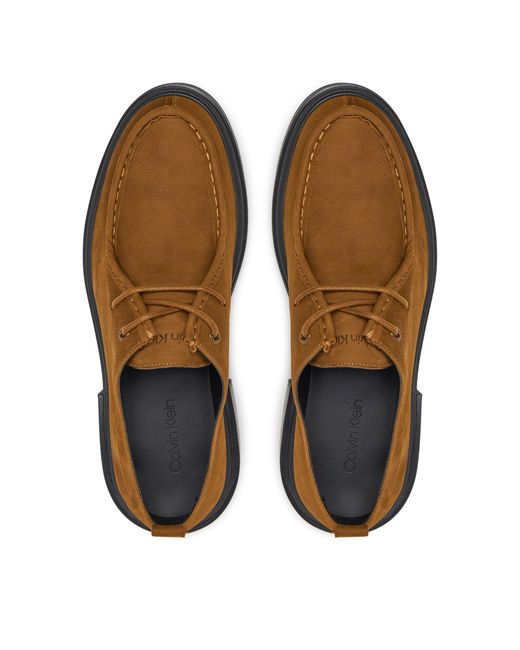 Calvin Klein Halbschuhe Apron Lace Up Nb Hm0Hm01636 in Brown für Herren