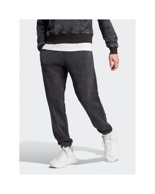 Adidas Jogginghose All Szn Garment Wash Ij6932 Regular Fit in Black für Herren