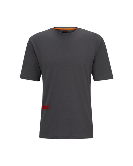 Boss T-Shirt 50495743 Relaxed Fit in Gray für Herren