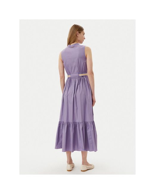 Twinset Purple Kleid Für Den Alltag 251Tt2101 Regular Fit