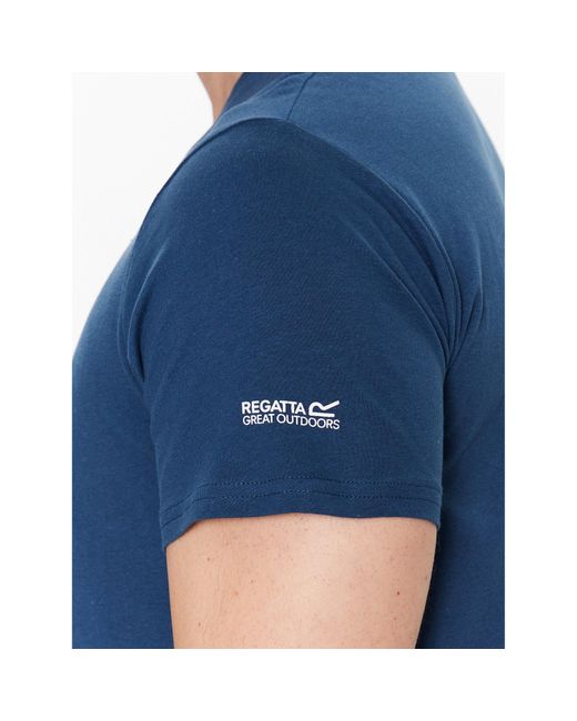 Regatta T-Shirt Breezed Iii Rmt273 Regular Fit in Blue für Herren