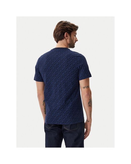 Tommy Hilfiger T-Shirt Monogram Mw0Mw39251 Regular Fit in Blue für Herren