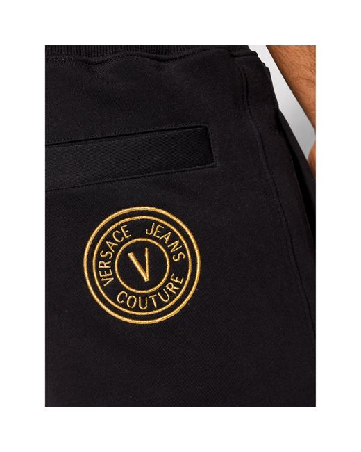 Versace Jogginghose Vemblem Embro 72Gaat04 Regular Fit in Black für Herren