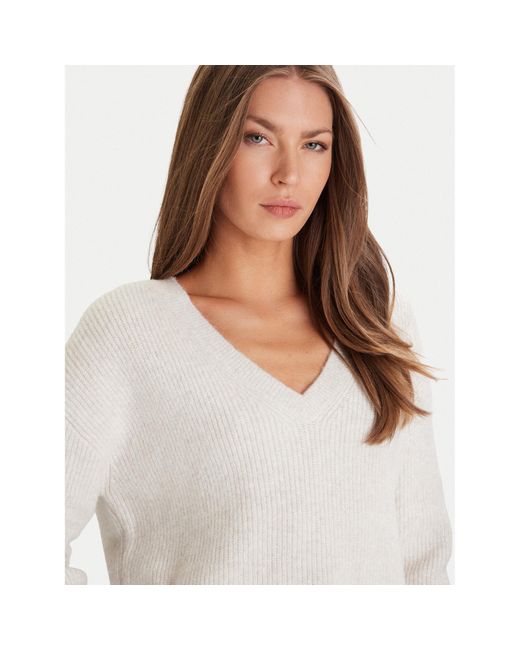 Morgan White Pullover 252-Mstar Regular Fit