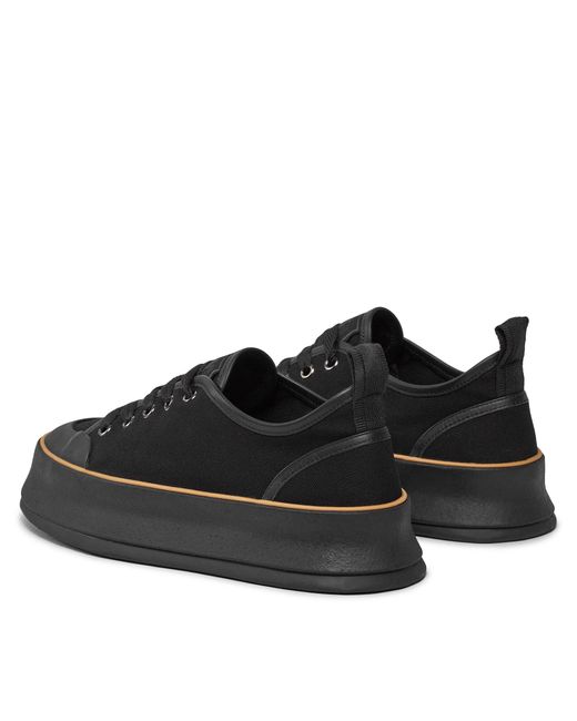 Max Mara Black Sneakers Aus Stoff Springsneakerc 24147610316