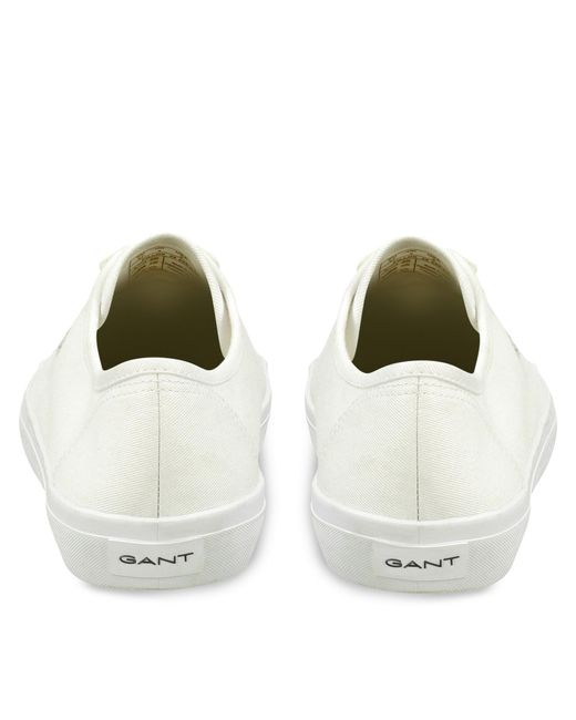 Gant White Sneakers Aus Stoff Pillox Sneaker 28538605 Weiß