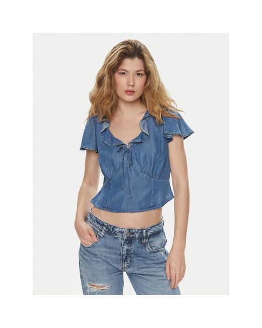 Levi's Blue Bluse Mylene A7623-0003 Slim Fit