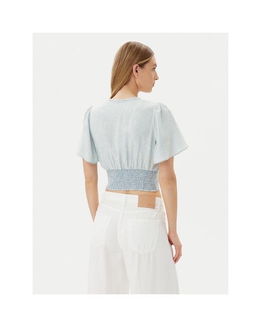Guess Blue Bluse W5Gh82 D5N81 Regular Fit