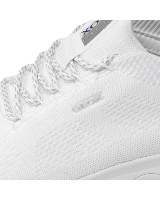 Geox White Sneakers D Spherica A D15Nua 0006K C1000 Weiß