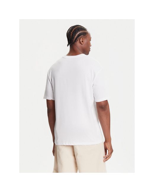 Quiksilver White T-Shirt Eqyzt08204 Regular Fit