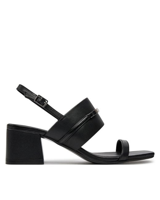 Calvin Klein Sandalen heel sandal 45 met bar lth hw0hw02056 black beh