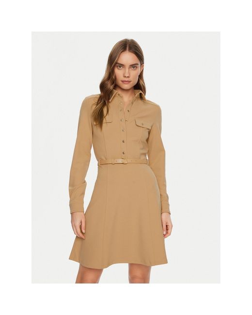 Guess Natural Hemdkleid W5Rk93 Kcbo2 Regular Fit