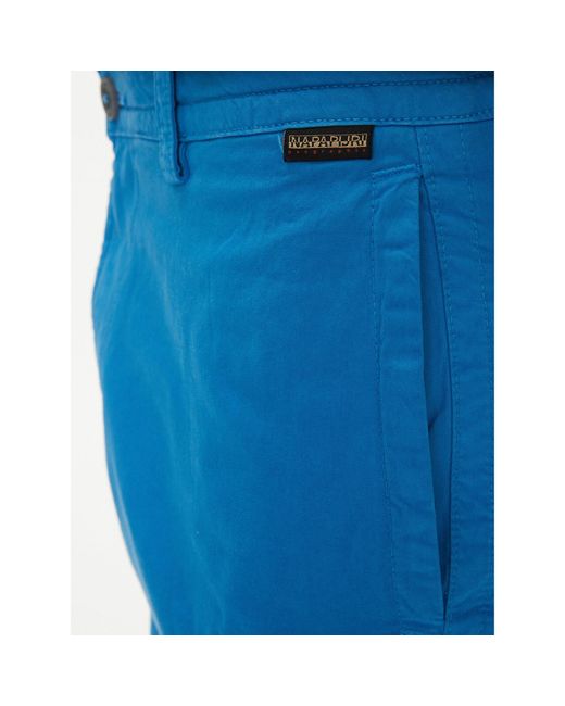 Napapijri Stoffshorts N-Deline Np0A4Hot Regular Fit in Blue für Herren