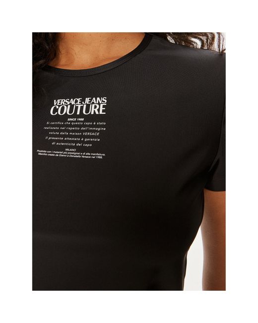 Versace Black T-Shirt 76Hah602 Slim Fit
