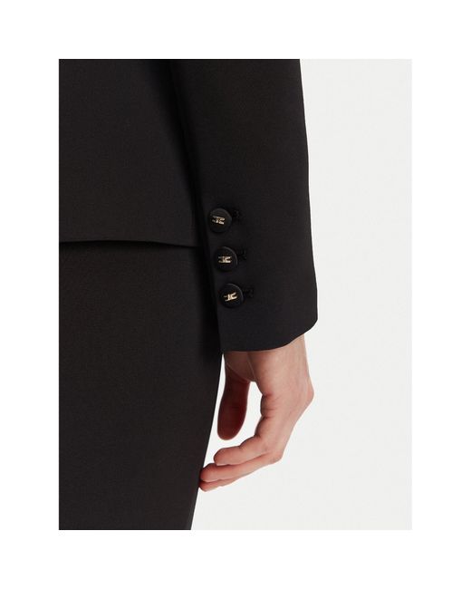 Elisabetta Franchi Black Sakko Gi-149-51E2 Regular Fit