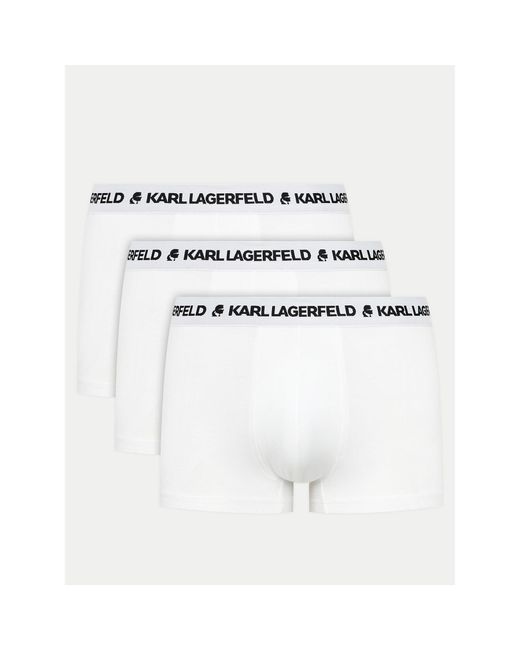 Karl Lagerfeld 3Er-Set Boxershorts 240M2110 Weiß in White für Herren