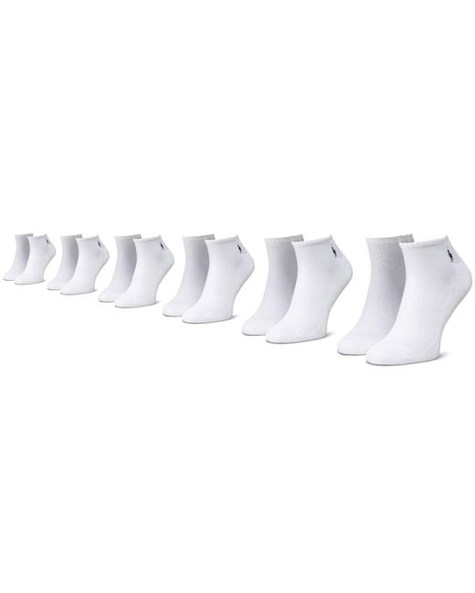 Polo Ralph Lauren White 6Er-Set Niedrige -Socken 449723765002 R.Os Weiß
