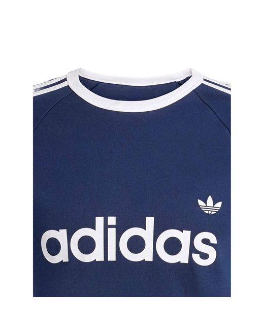 Adidas T-Shirt 3-Stripes Ringer Kf0419 Slim Fit in Blue für Herren