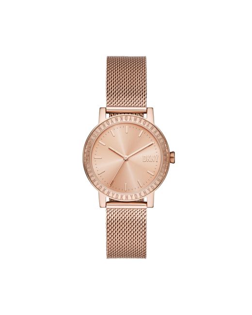 DKNY Pink Uhr Soho D Ny6686 Rosé Vergoldet