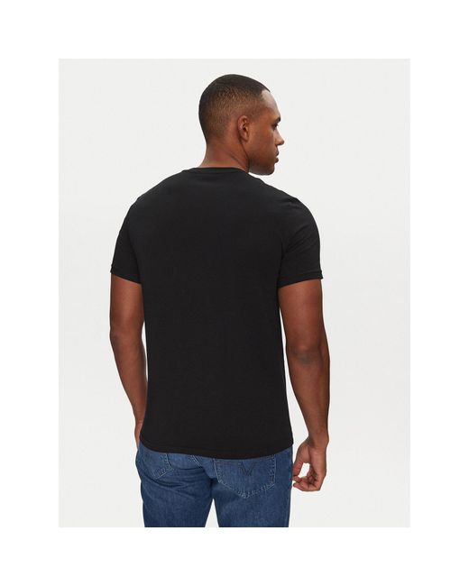 Emporio Armani 2Er-Set T-Shirts Em000391 Af10776 Mc005 Regular Fit in Black für Herren