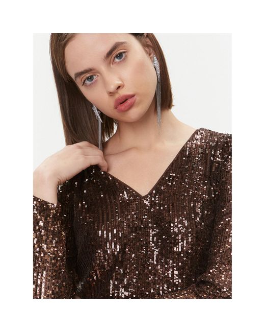 DKNY Brown Kleid Für Den Alltag Dd3Hz942 Regular Fit