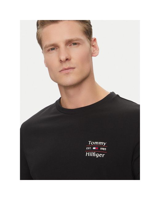 Tommy Hilfiger T-Shirt Stack Mw0Mw38622 Regular Fit in Blue für Herren