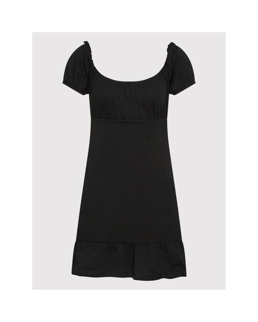 Brave Soul Black Kleid Für Den Alltag Ldrj-544Gina Regular Fit
