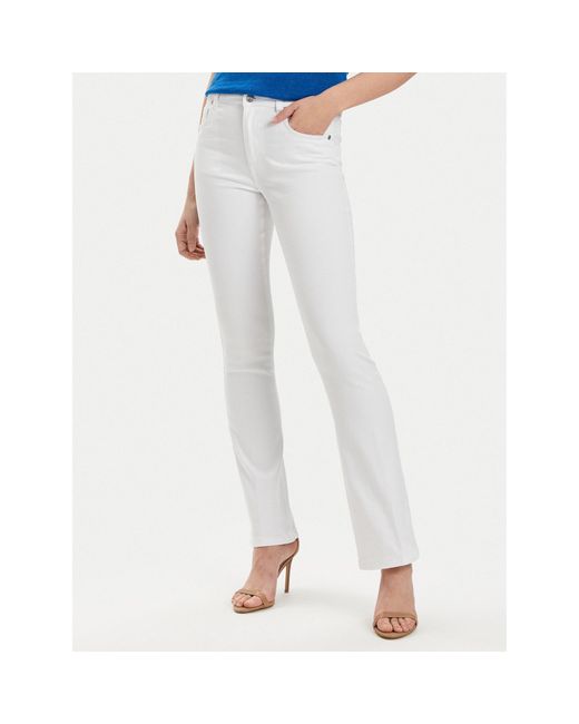 Silvian Heach White Jeans Gpp24504Je Weiß Regular Fit