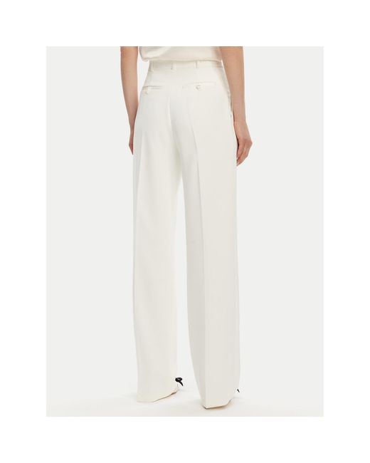 Elisabetta Franchi White Stoffhose Pa-081-51E2-V360 Regular Fit
