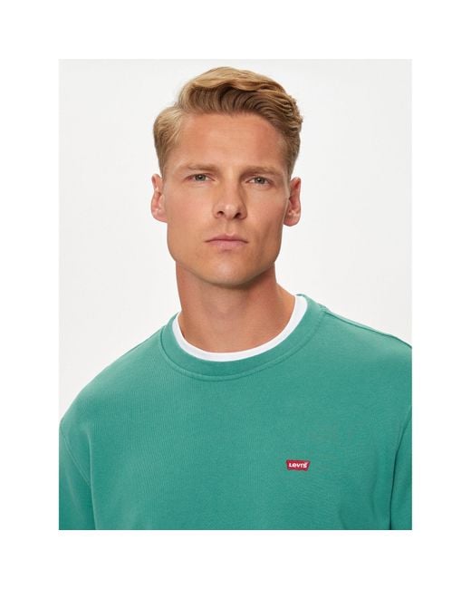 Levi's Sweatshirt New Original 35909-0050 Regular Fit in Green für Herren