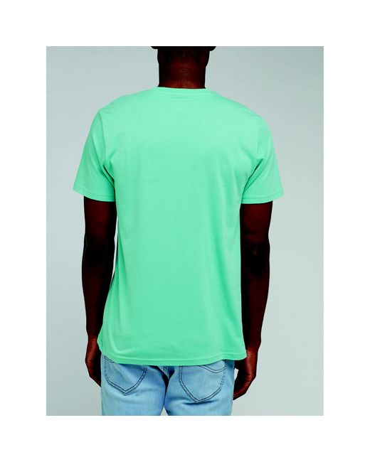 Lee Jeans T-Shirt L60Ufq41 112330613 Türkisfarben Regular Fit in Green für Herren