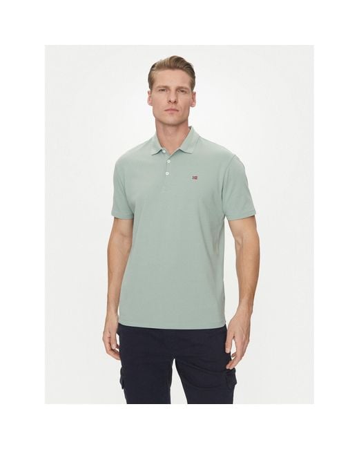 Napapijri Poloshirt Ealis Np0A4H8B Regular Fit in Green für Herren