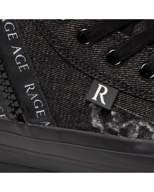 Rage Age Sneakers aus stoff ra-13-04-000218 901 in Black für Herren
